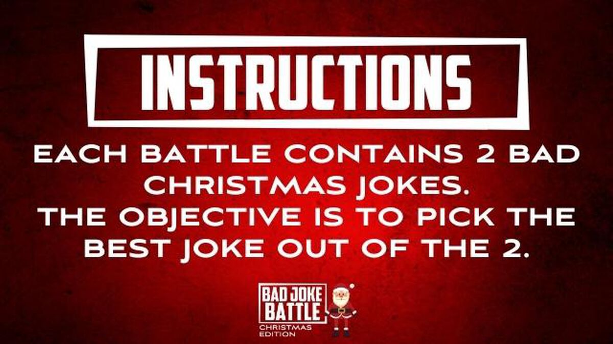 Bad Joke Battle Christmas Edition image number null